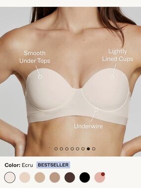 MVP Multiway Strapless Bra — Ecru